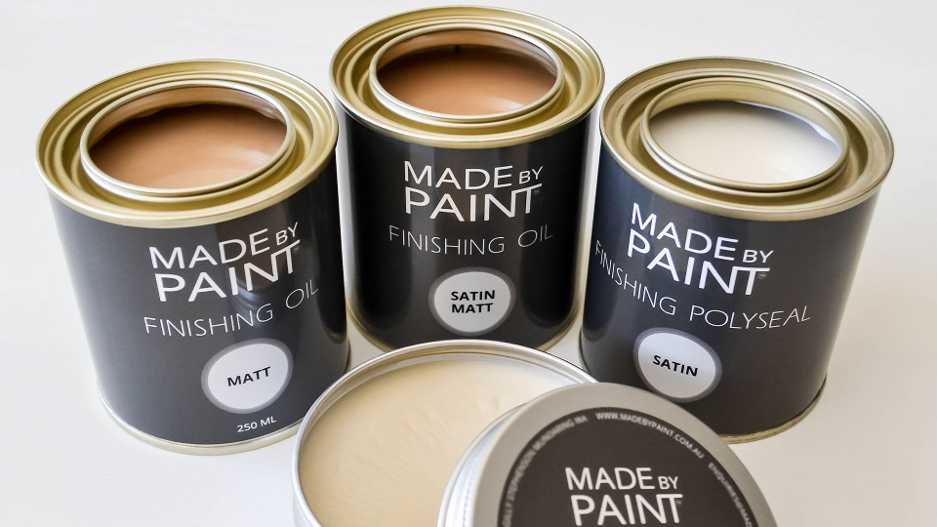 madebypaint image of our complete finishes range